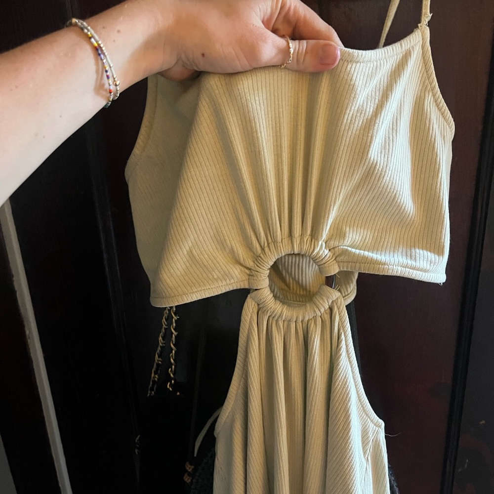Cutout Dress with Tie back
